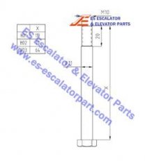 KM5226503H03 SCREW M10X64MM