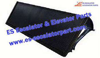 Escalator Parts 1705768700 Aluminum step, black 5EK (HP839) Use For FT820