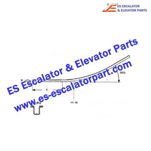 OTIS Escalator Parts GAA402BRN2 Handrail guide OTIS Escalator Parts GAA402BRN2 Handrail guide