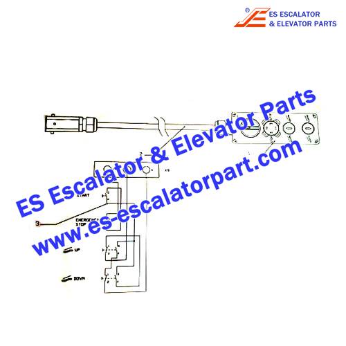 Escalator Parts DAA26220BT1 Inspection box