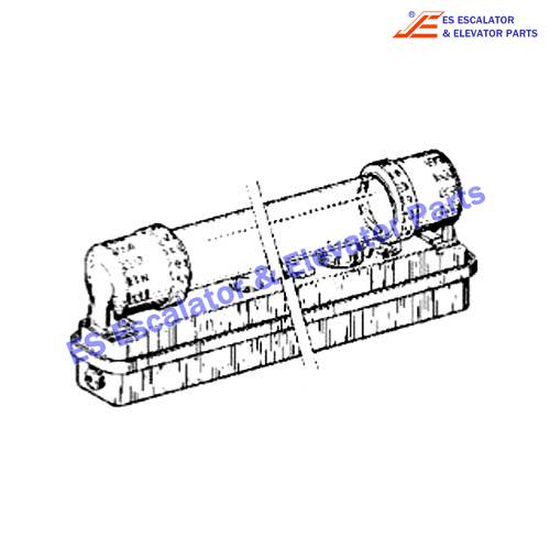 460-78 Lighting Lamp Fixture, Under-Step, 60 Hz, ~25.5 in. (64, 7 cm) Long, w/o Bulb