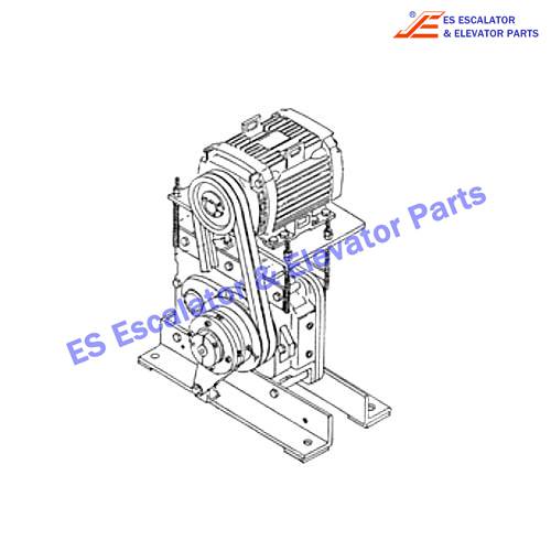 6333CP12 Machines Motor, 10 HP, 1745 RPM Use For OTIS