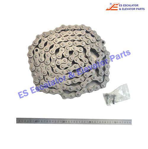 Escalator 16B1 Chain Pitch p (mm)25,4 Roller diameter d1 max. (mm)15,88 Pin diameter d2 max. (mm)8,28 Pin length b4 max. (mm)36,1