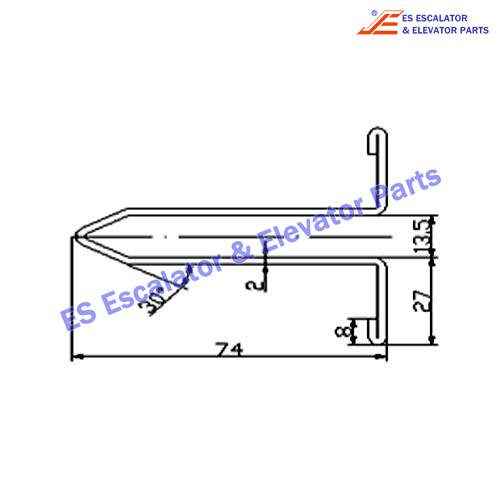 Escalator 1736640500 Track Use For Thyssenkrupp