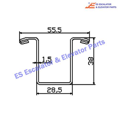 Escalator 17385933 Track Use For Thyssenkrupp