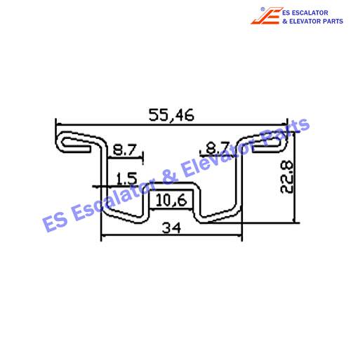 Escalator 1737525700 Track Use For Thyssenkrupp