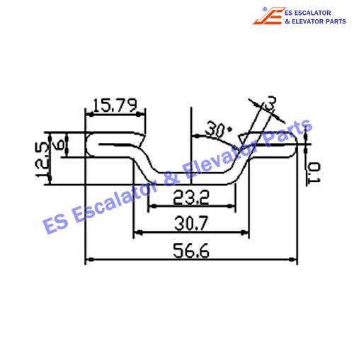 Escalator GAA50ALY Track Use For OTIS