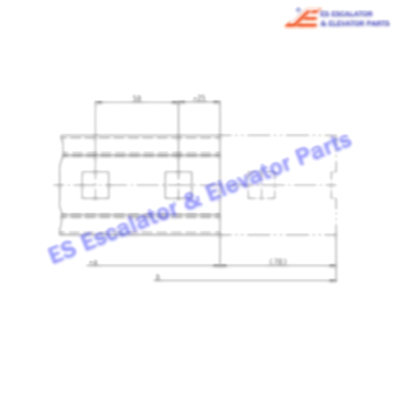 3709060 Escalator Handrail Guide 35-20B 