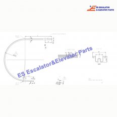 <b>KM5323989G13 Escalator Handrail Guide</b>