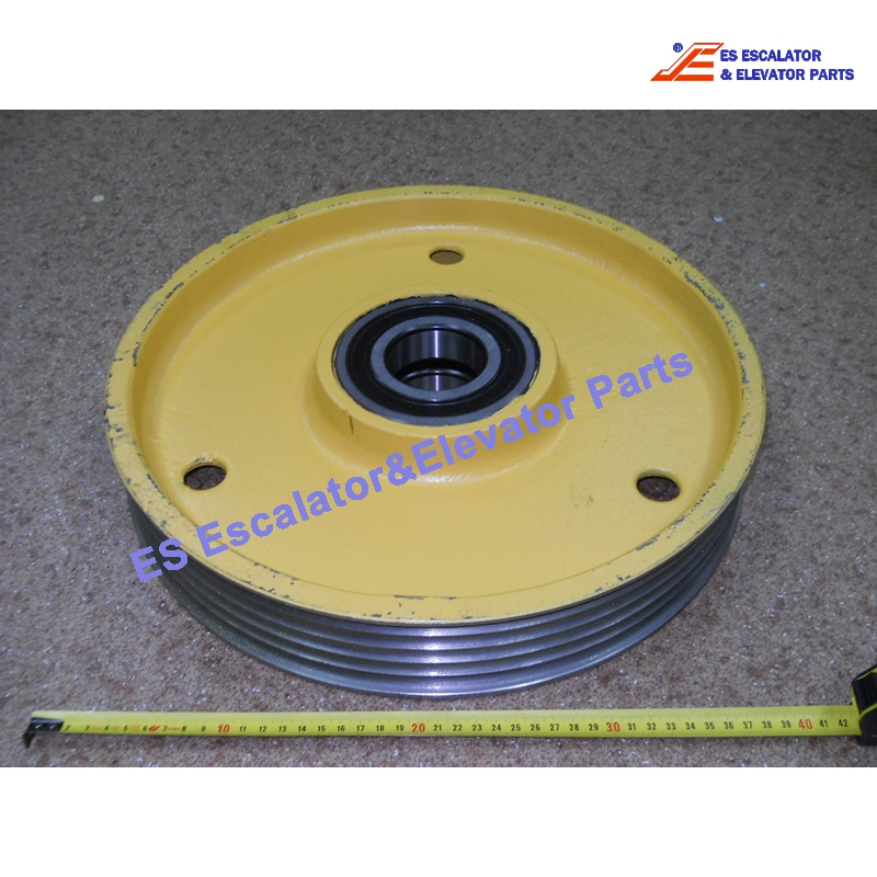 OtisCounterweight DeflectionPulley Elevator Counterweight Deflection Pulley  400х5х10mm width L=70mm For Shaft d=60mm With 2 Bearings Use For Otis