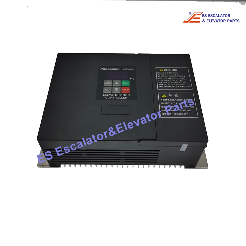 Panasonic Door Controller AAD03020DT01 Elevator Door Drive Inverter  0.4kW For NBSL Input:1PH 200-230V 50/60HZ 5.3A Output:3PH 200-210V 2.4A Use For Kone