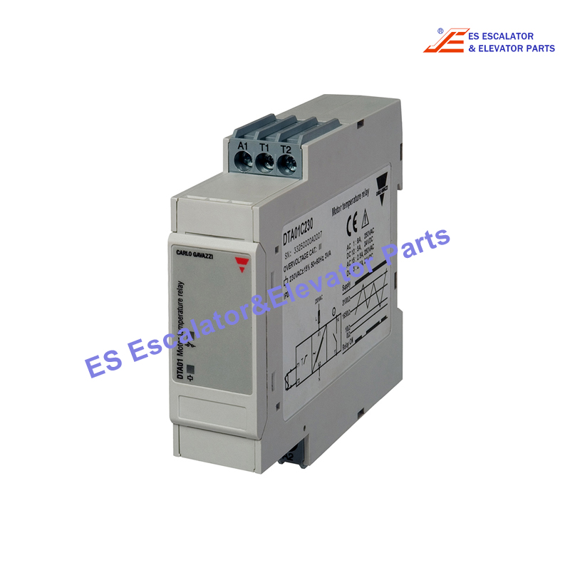 DTA01C230  Escalator Thermistor Motor Protection Relay 230VAC AC 8A SPST Overload Protection Use For ThyssenKrupp