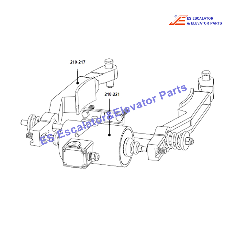 XAA20400E682 Escalator Freno  Xopspl 06-XAA20400E PG. 33 Use For Otis