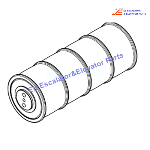 GAA266F14 Elevator Suspension Pulley  CAR/CWT Pulley For 4-Belts Machine D=277mm P=65mm Use For Otis