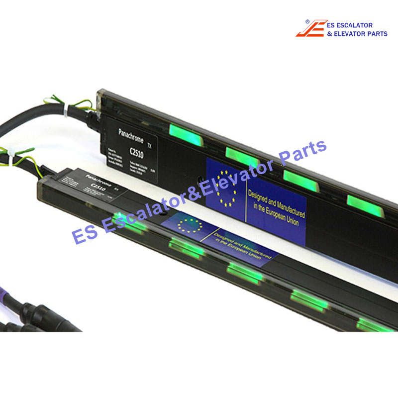 PY02867 Elevator Light Curtain  Memco C3510 000 + C3850 000 154 & 2D Beams With IP65 154 Beams Red / Green Colored LEDS Connection Cables L = 4m With Connector 230 VAC - 24 VDC Use For Other