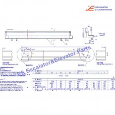 <b>XAA483QY989 Elevator Handrial Guide</b>