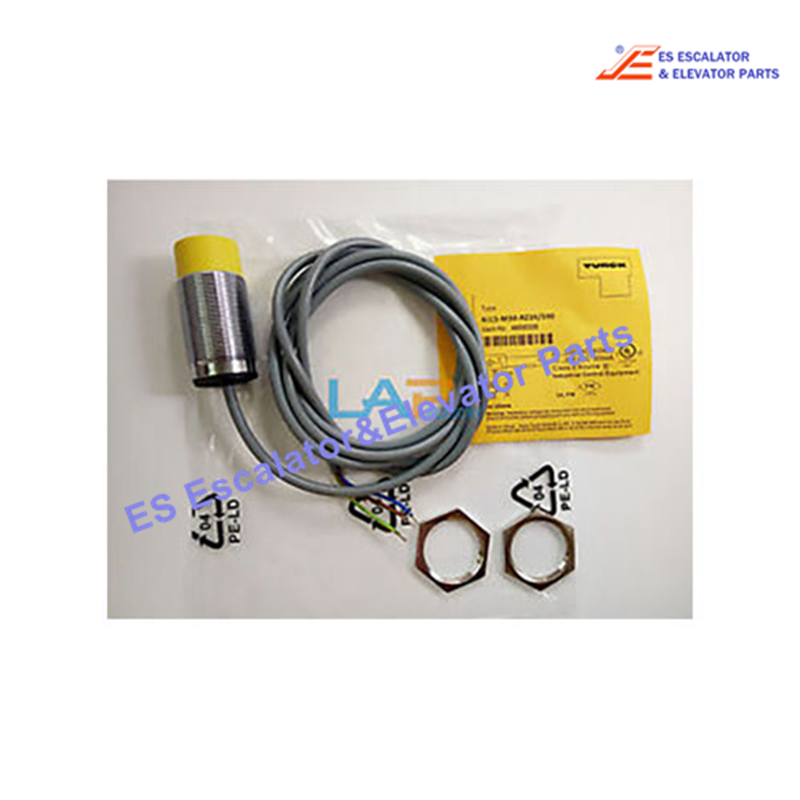NI15-M30-AZ3X Escalator Inductive Proximity Sensor M30 × 1.5 Threaded Tube Chrome-Plated Brass AC 2-wire 20-250 VAC DC 2-wire 10-300 VDC Use For Thyssenkrupp