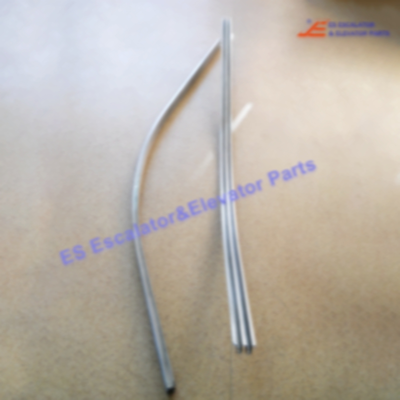 575227 Escalator Handrail Guide Rail Stainless Steel Curved Low Section With 35 Degree Incline