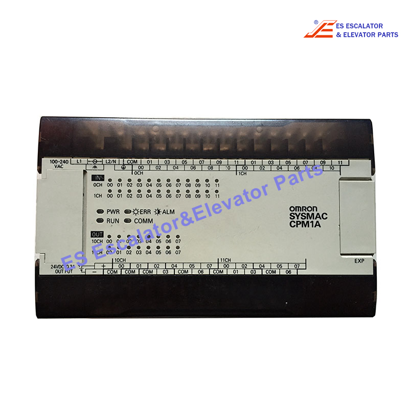 CPM2A-60CDR-D Elevator PLC Programmable Controller 24VDC Outputs: 24 Use For Omron