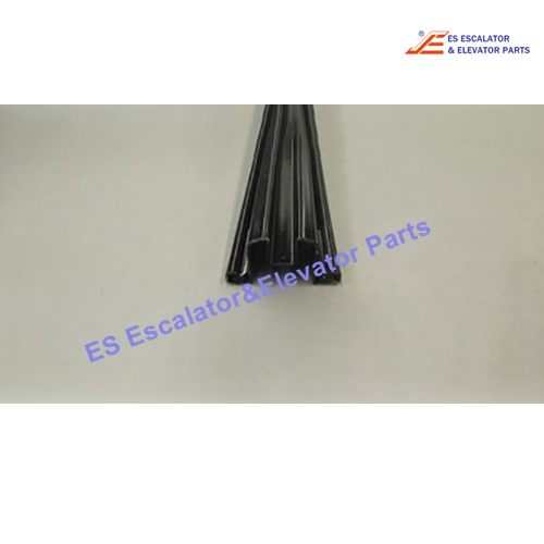 KM5070660H10 Escalator Handrail Guide Profile TR LOW RH R20 Lower Metal Handrail Guide 35 Degrees 12mm Glass Black A=500mm L=2138.2mm B13mm Use For Kone