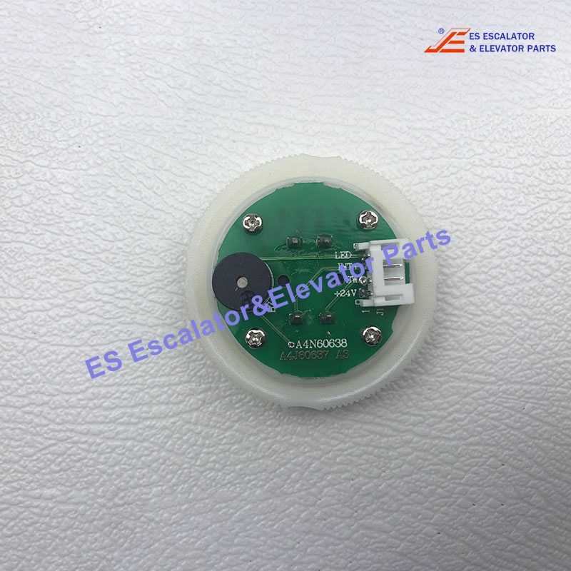 A4J60637 A3 Elevator Push Button Round Order Button With Braille Blue Indication With Buzzer Use For BST