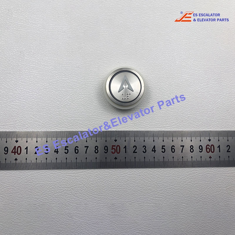 A4J60637 A3 Elevator Push Button Round Order Button With Braille Blue Indication With Buzzer Use For BST