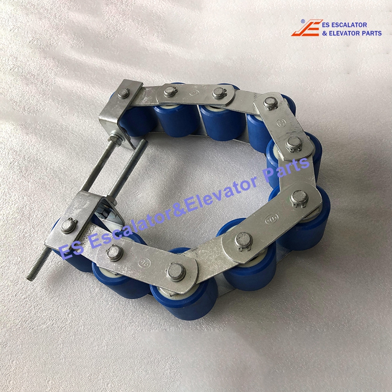 XAA332X5 Escalator Tension Chain Otis XO-508 10 Rollers With Tension Spring And Brackets Use For Otis