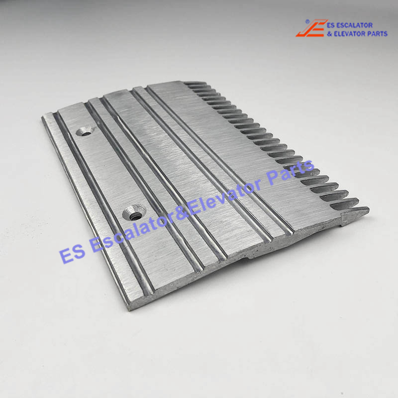 GAA453BM12 Escalator Comb Plate 23 Teeth ALU+PVC L=206, 39 For Insert Use For OTIS