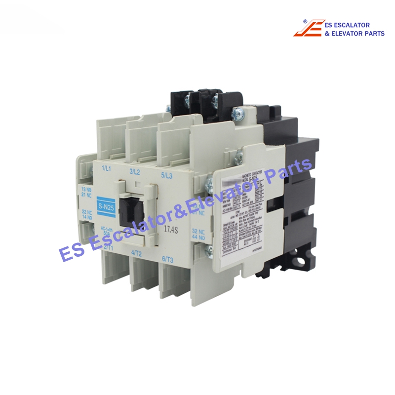 S-N25 Elevator Contactor 220VAC 50Amp 550V 11KW Use For Mitsubishi