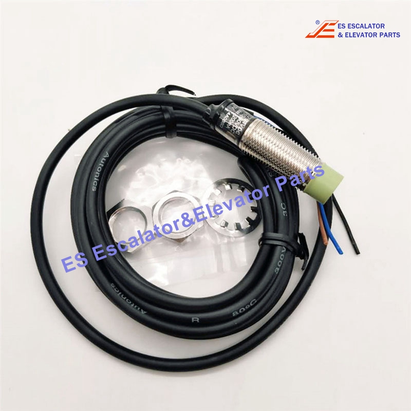 PR12-4DP Elevator Inductive Proximity Sensor DC 3-Wire Type 12-24VDC Sensing Side Diameter : M12 Sensing Distance : 4mm