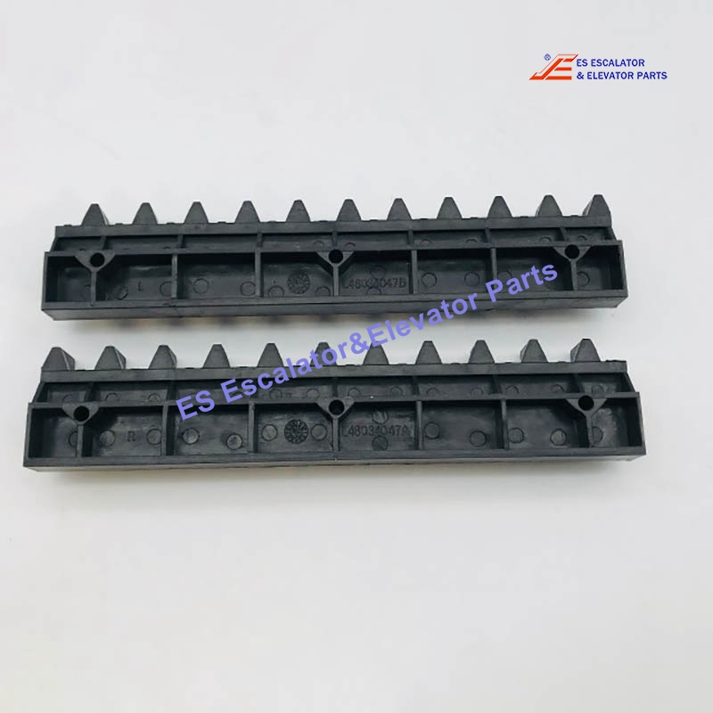 L48034047A Escalator Step Demarcation Travelator Black Plastic Demarcation For Pallet Use For Otis