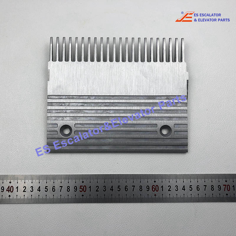 KM5270418H01 Escalator Comb Plate C GD-AlSi12 Middle 22Tooth Color : Silver Use For Kone
