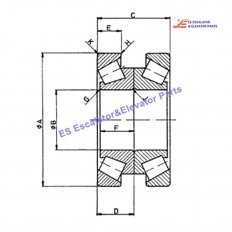 GO209J1 Elevator Bearing