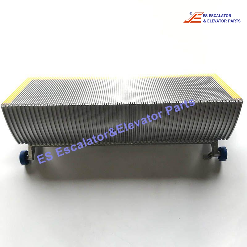 KM5252302G18 Step Escalator Step, 2000 SILVER 100 3S 32/30/32 YELLOW R KPL, 1000mm