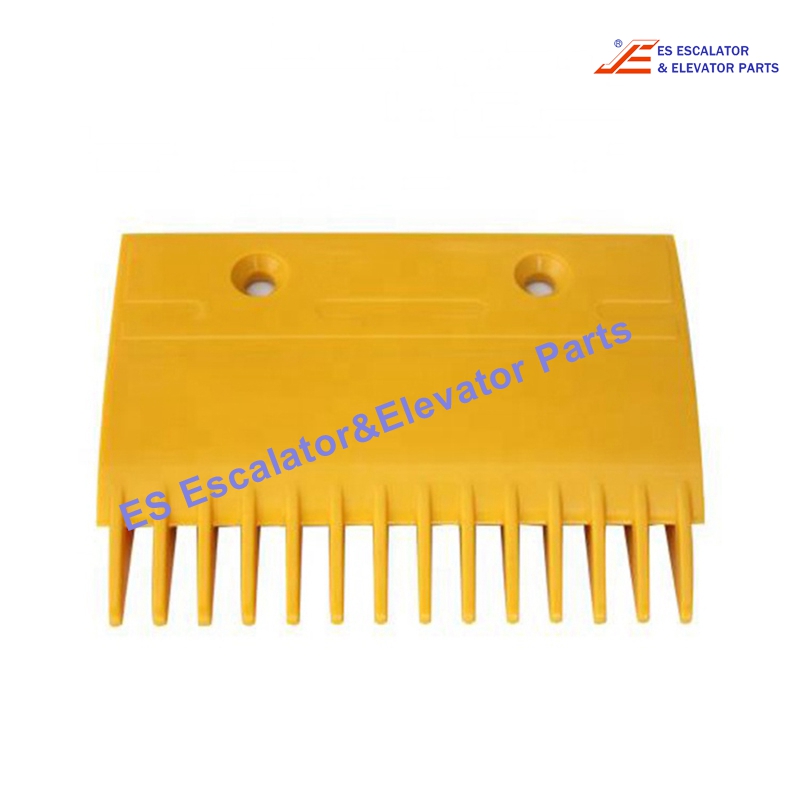 ES-MI0013 Escalator Comb plate 127.2*93mm, 14T, Plastic Yellow Use For MITSUBISHI