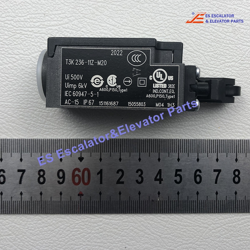 T3K 236-11Z-M20 Elevator Limit Switch Ui:500V Uimp:6KV Use For Schmersal