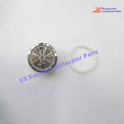 KM863050G081H008 Elevator Push Button White Use For Kone