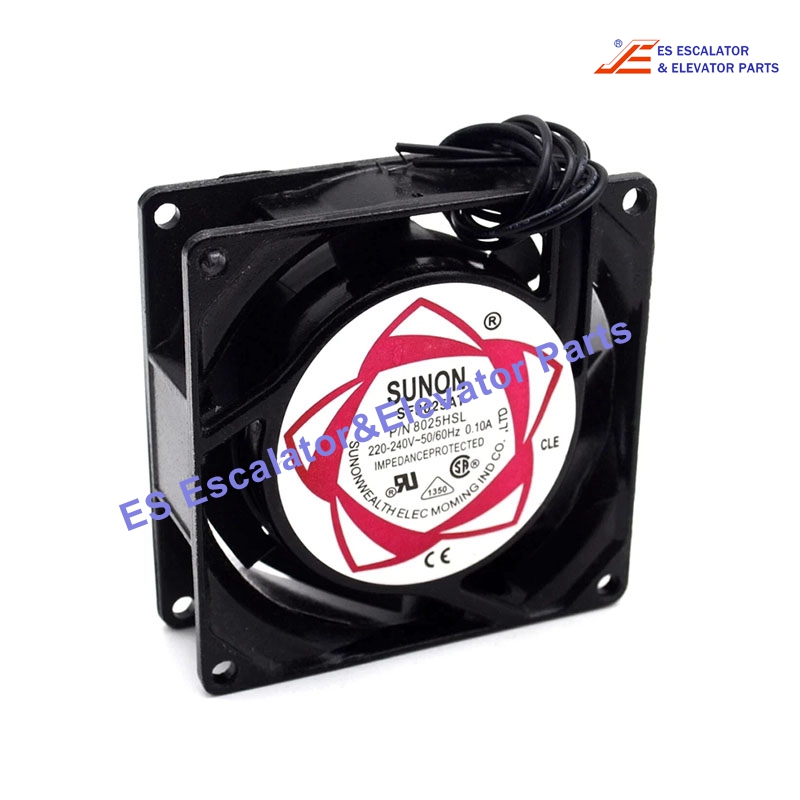 SF8025AT Elevator Fan Size:80x80x25mm 220/240V 50/60HZ 0.1A Use For Other