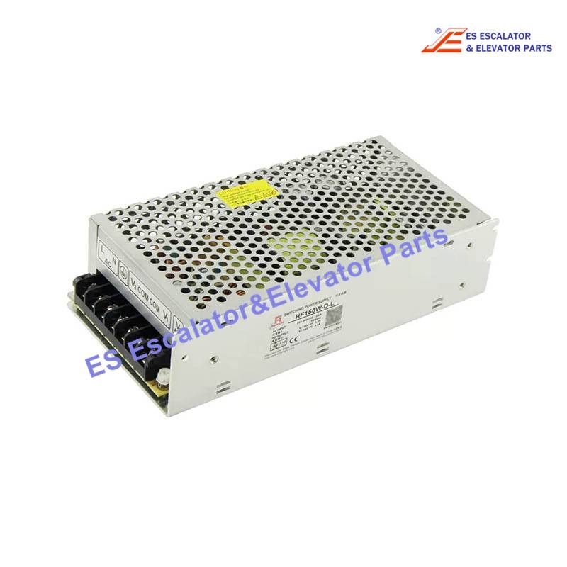 HF150W-D-A Elevator Power Supply Module Input: 220VAC/1,8A Output: V1=5VDC/18,0A  Output: V2=12V/5,0A Use For Other