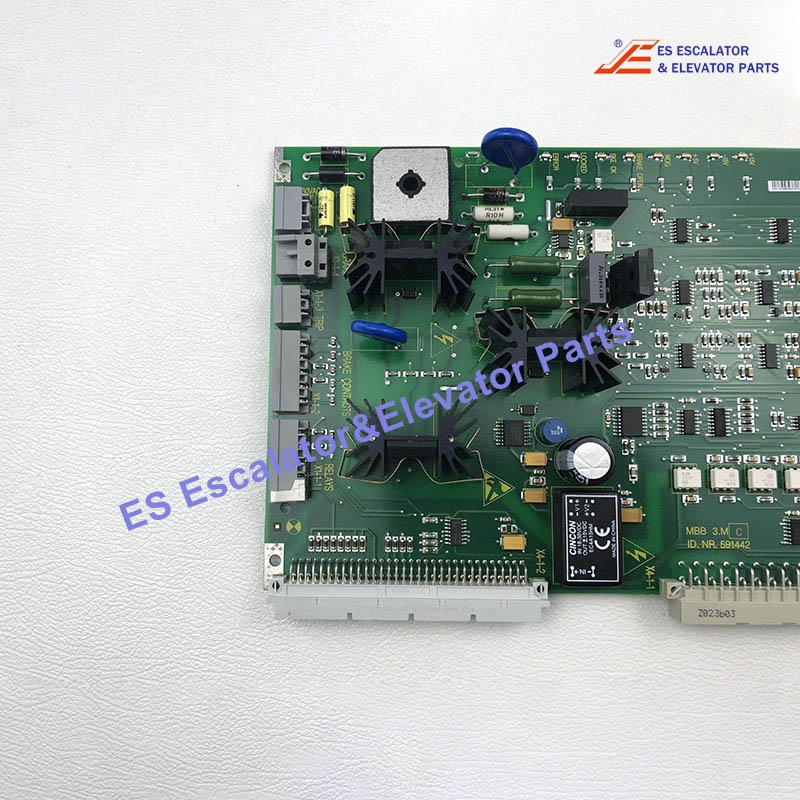 KM1339846 Elevator PCB Board MBB 3.M ID Use For Kone